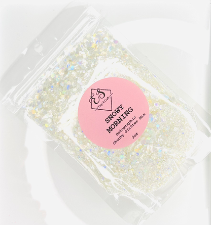 Snowy Morning - Holographic Chunky Glitter Mix image 0