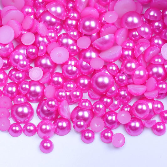 Fuchsia  - Pearl Mix 6mm, 8mm & 10mm image 0