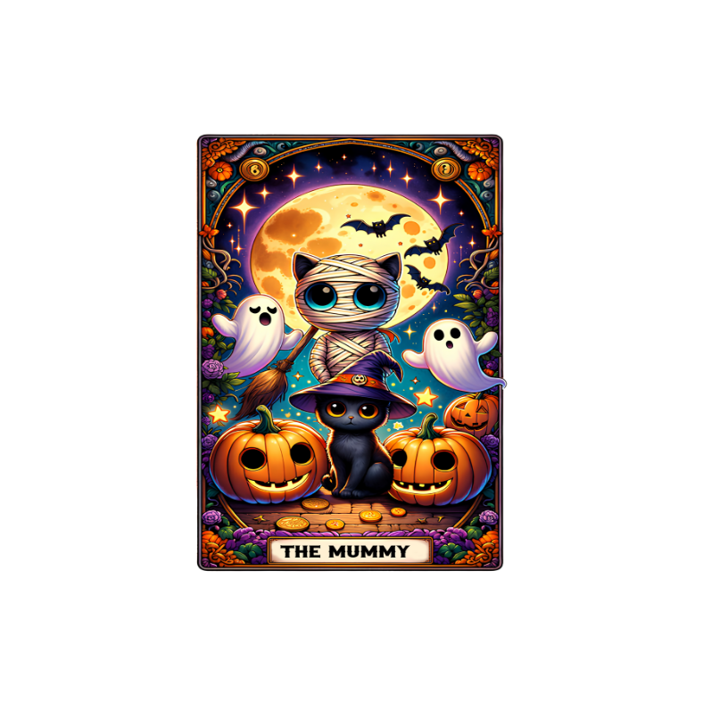 Halloween Tarot Card Decals - White Glossy Section 2 image 2