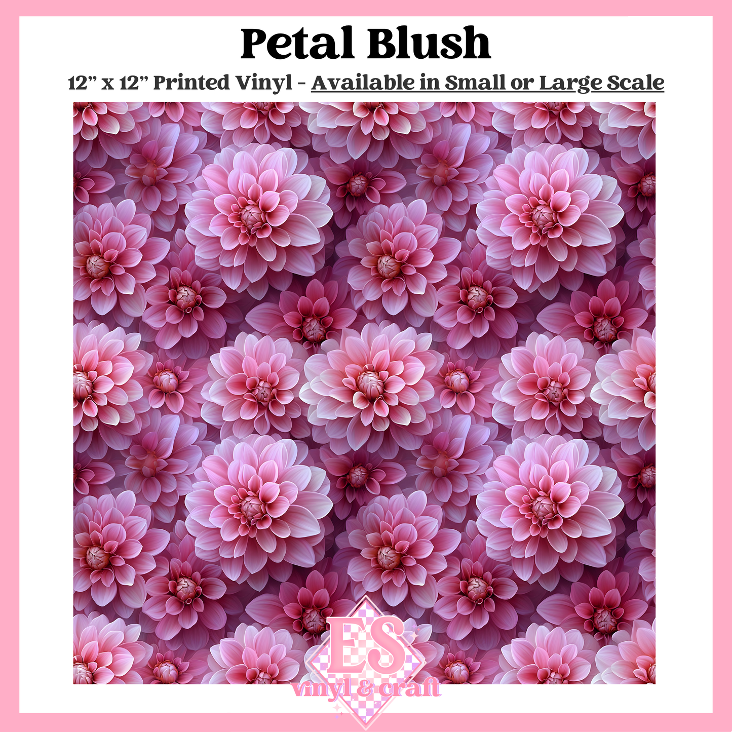 Petal Blush - Small or Large Scale Options - 12" x 12" Sheet image 0
