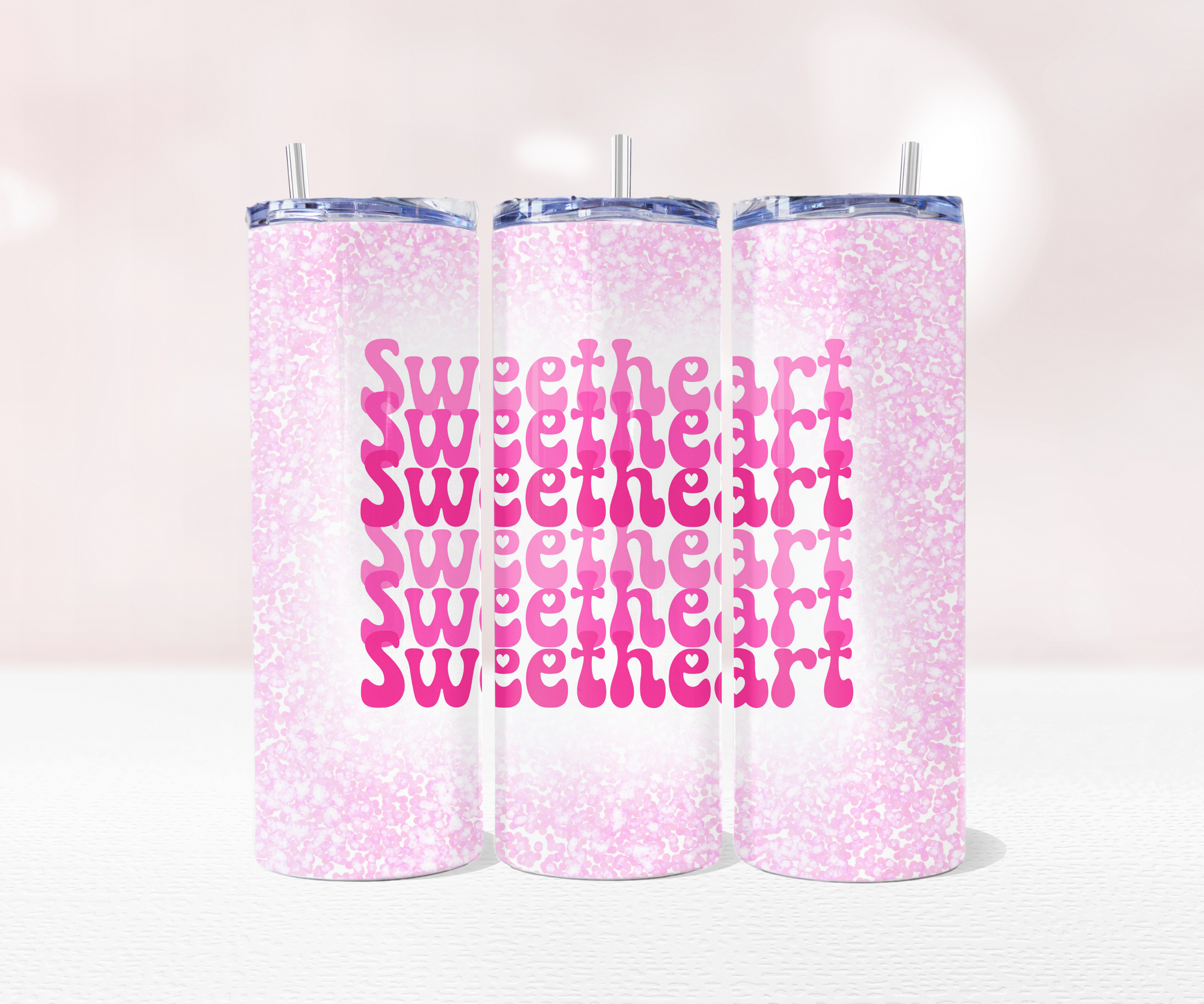 Sweetheart - Full 20oz Tumbler Sublimation Ready To Press Wrap image 0