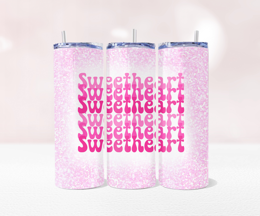 Sweetheart - Full 20oz Tumbler Sublimation Ready To Press Wrap image 0