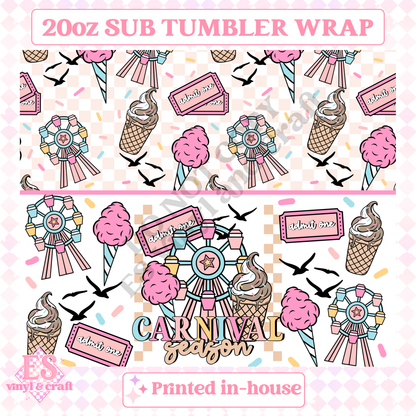 Carnival Season - Full 20oz Tumbler Sublimation Print image 1