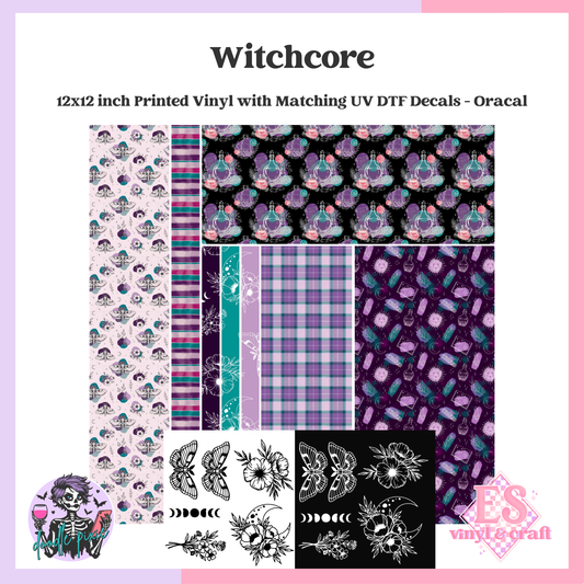Witchcore Creative Cuts - 12" x 12" Printed Vinyl and UVDTF Decal image 0