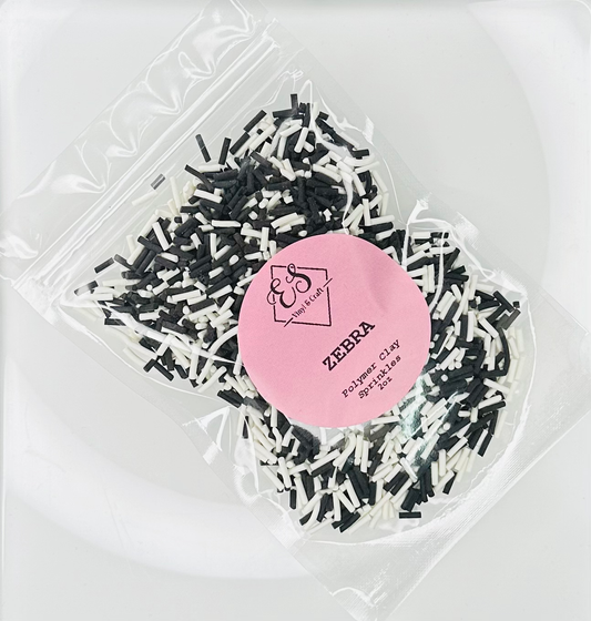 Zebra - Polymer Sprinkles image 0