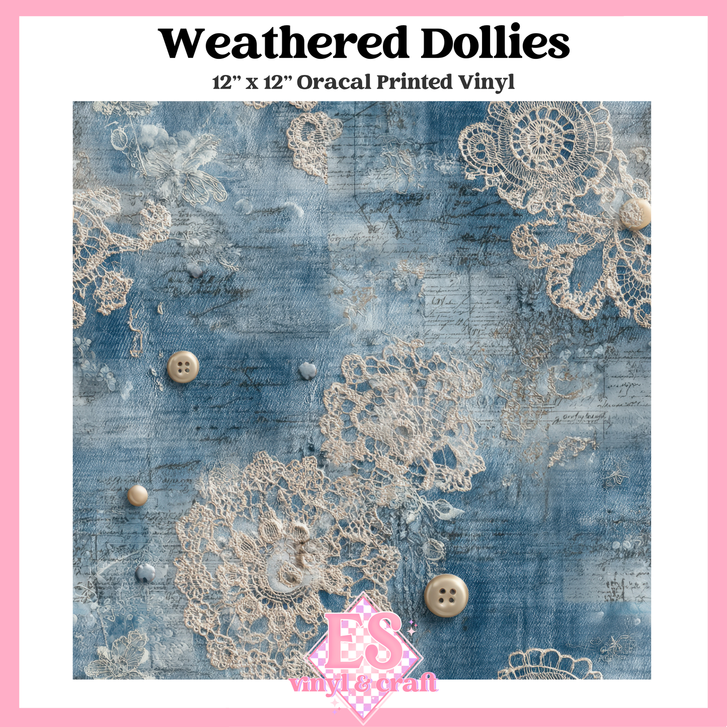 Indigo Reverie Collection - 12" x 12" Sheet (12 Different Designs) image 9