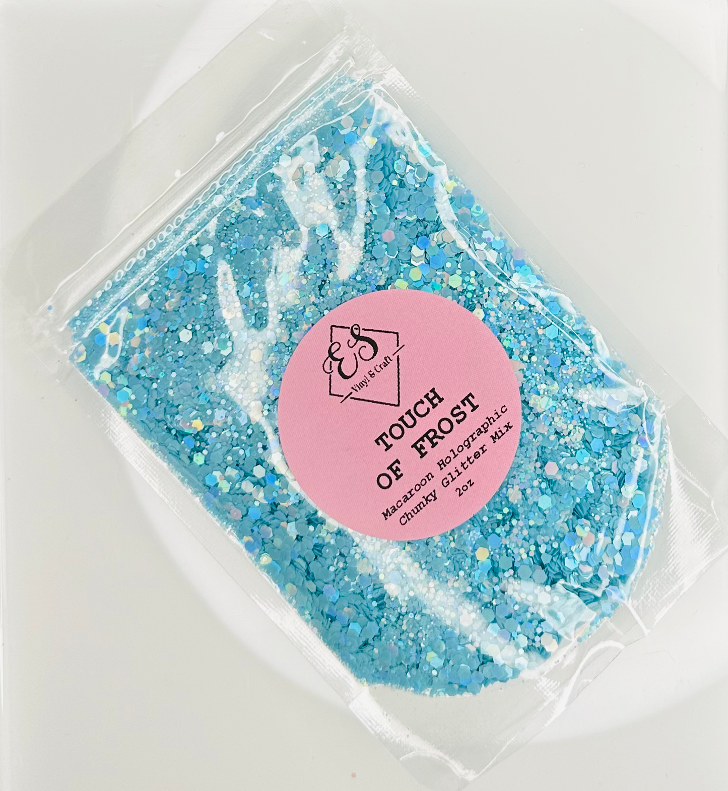 Touch of Frost - Macaroon Holographic Chunky Glitter Mix image 0