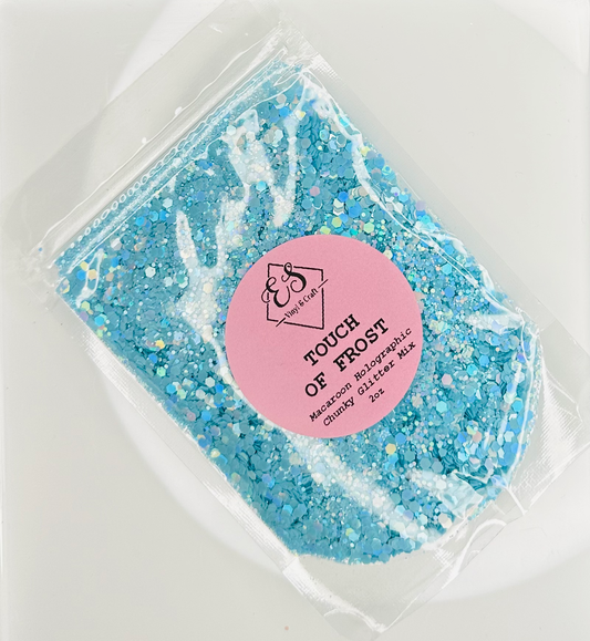 Touch of Frost - Macaroon Holographic Chunky Glitter Mix image 0