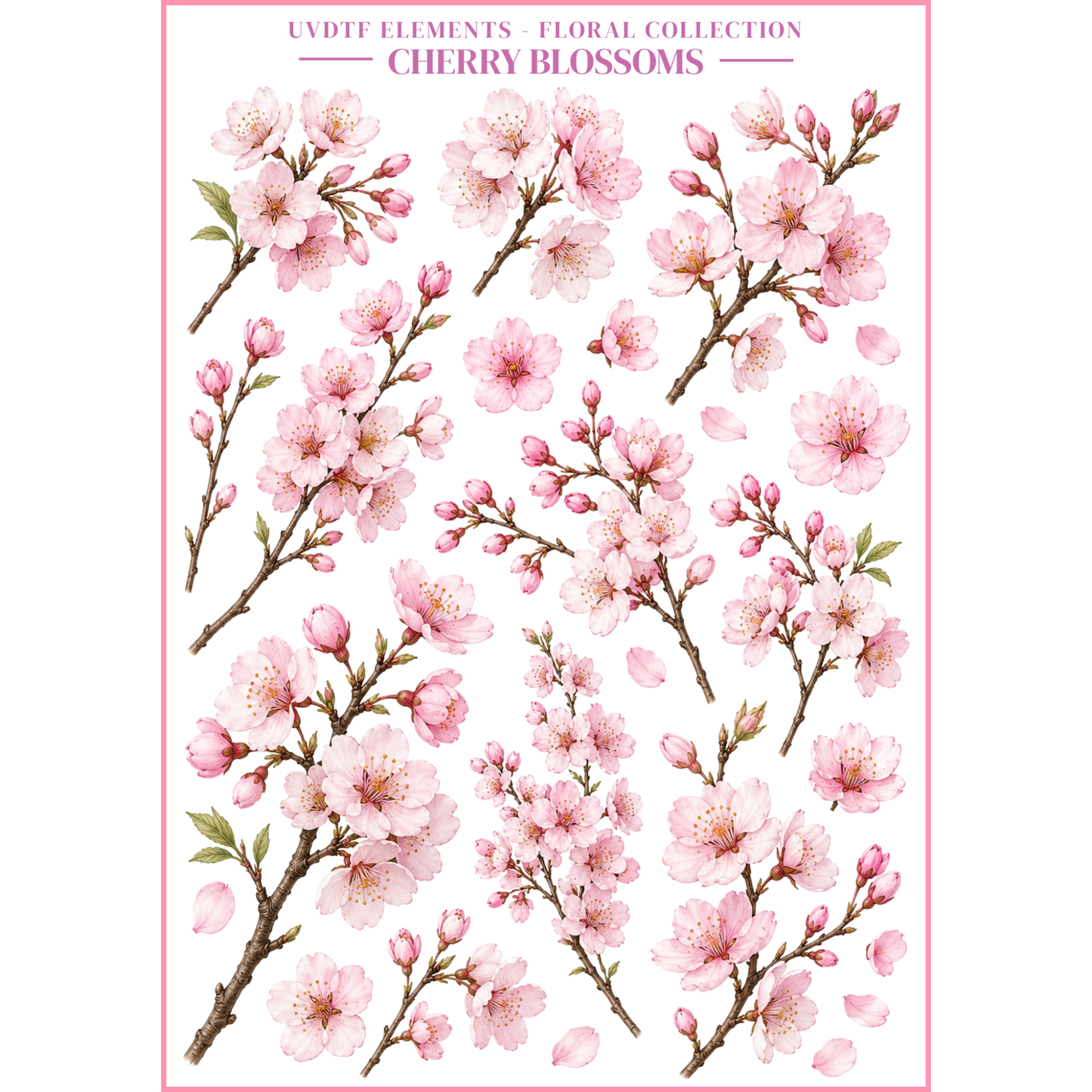 UVDTF Elements - Floral Collection