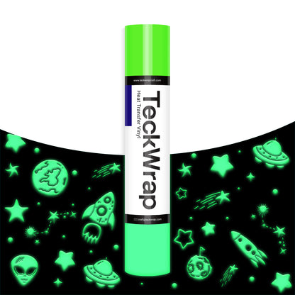 Glow in The Dark 3D Puff Heat Transfer Vinyl