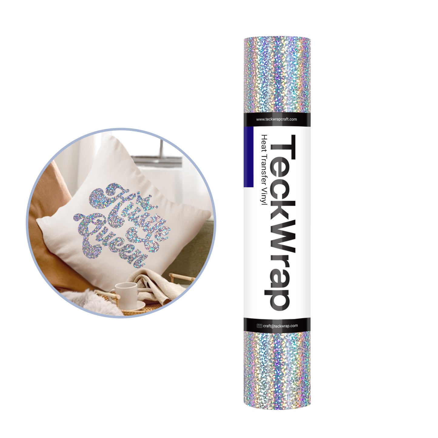 Holographic Sparkle Heat Transfer Vinyl