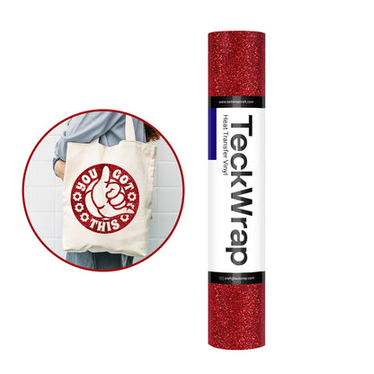 Glitter Heat Transfer Vinyl - 12''
