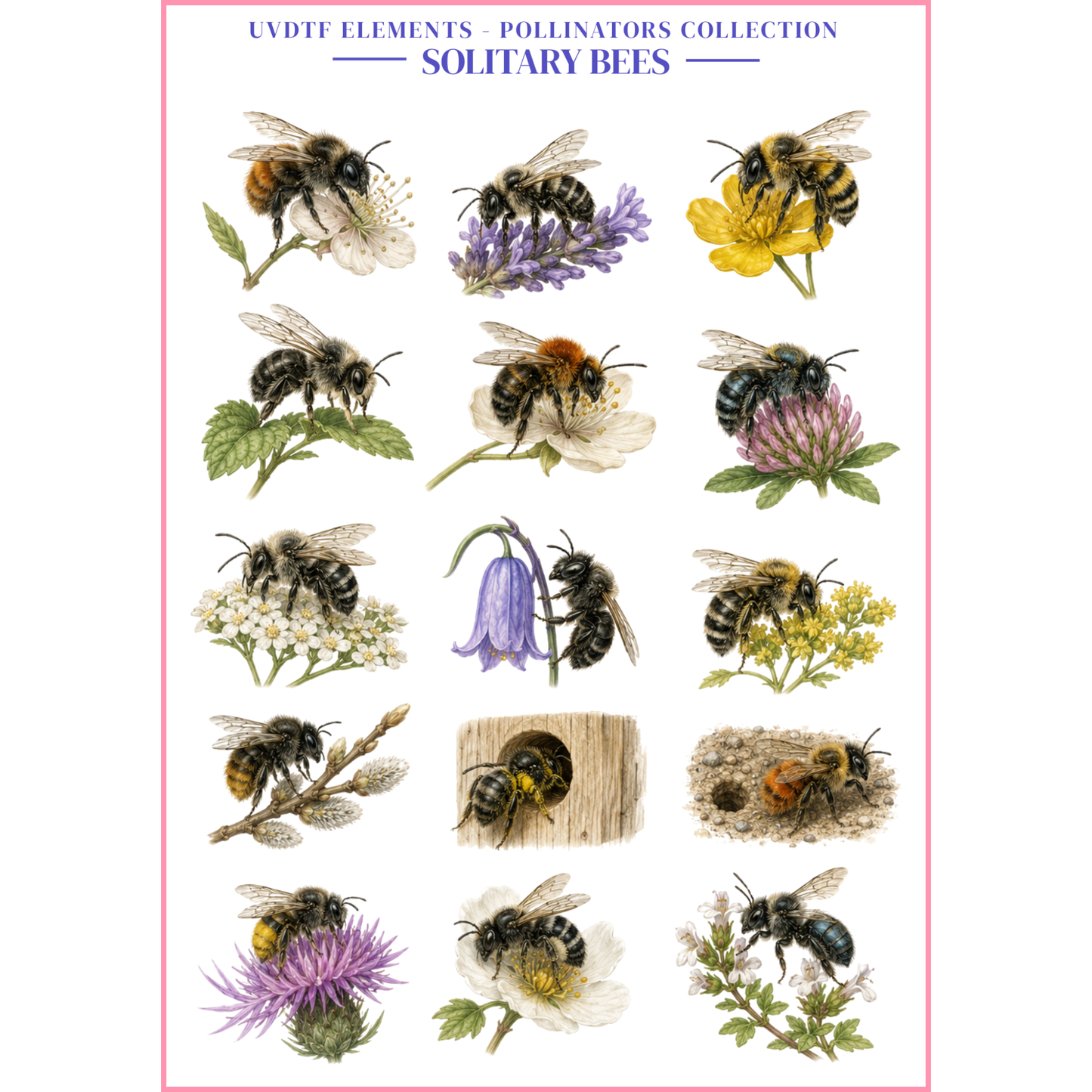 UVDTF Elements - The Pollinators