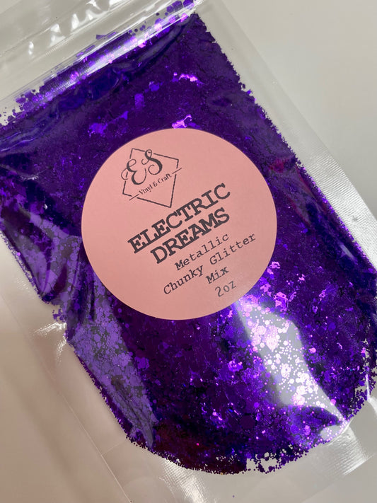 Electric Dreams - Metallic Chunky Glitter Mix - PLEASE READ ITEM DESCRIPTION!! image 0