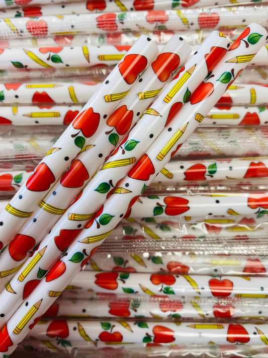 Teacher White Straw image 0