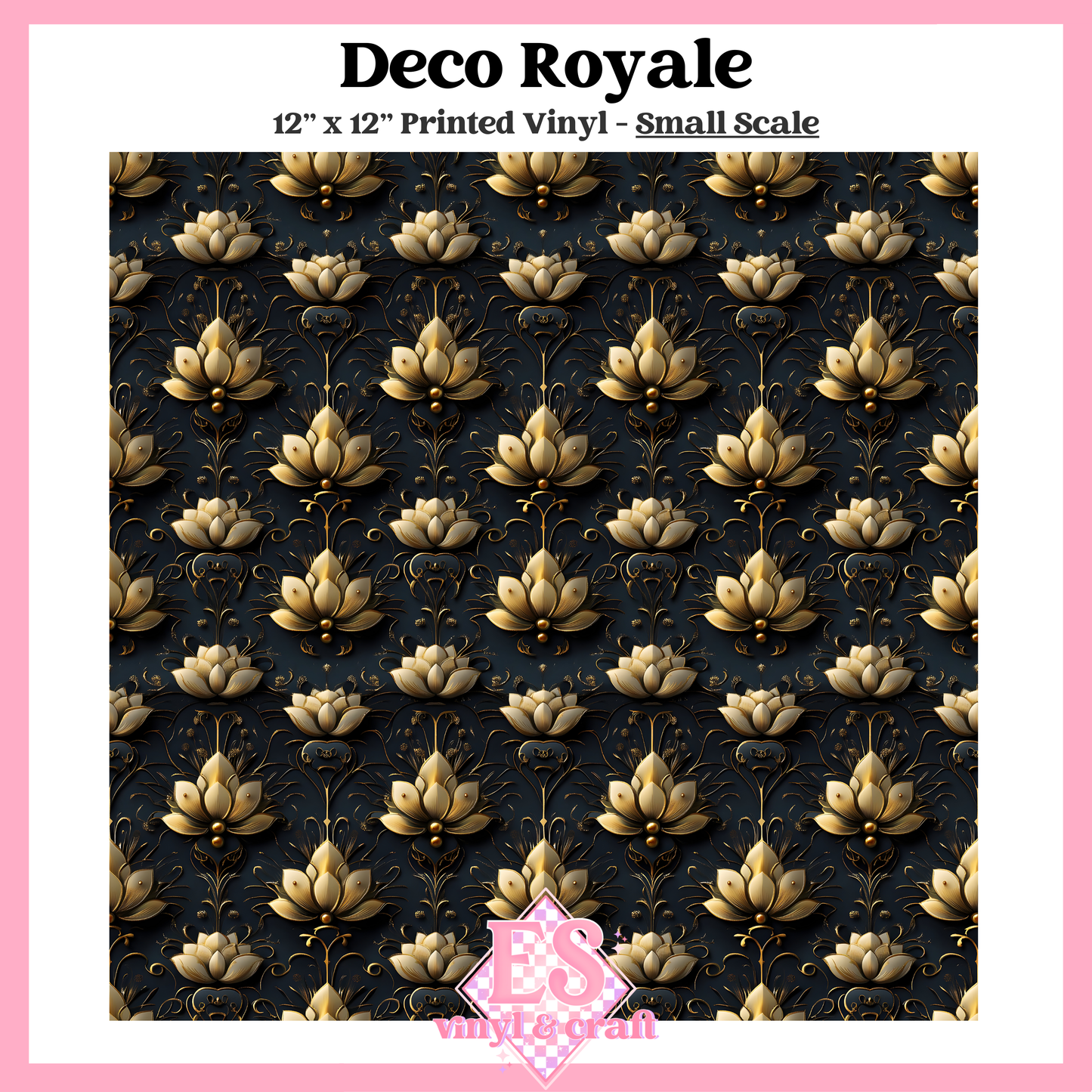 Deco Royale - Small or Large Scale Options - 12" x 12" Sheet image 1