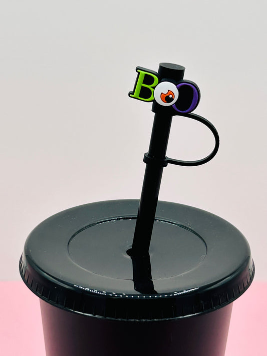 Straw Topper - Purple BOO image 0