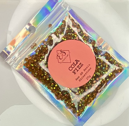 Cola Fizz - Transparent AB Resin Rhinestones (3mm, 4mm & 5mm) image 0