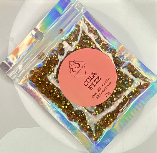 Cola Fizz - Transparent AB Resin Rhinestones (3mm, 4mm & 5mm) image 0