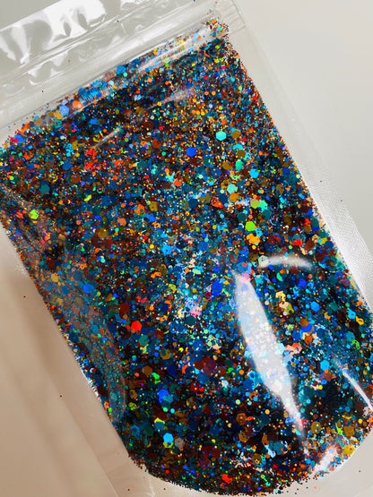 Ice and Fire - Holographic Chunk Glitter Mix image 1