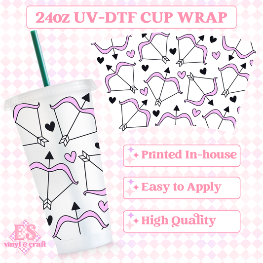 Cupid - UVDTF 24oz Cold Cup Wrap image 0