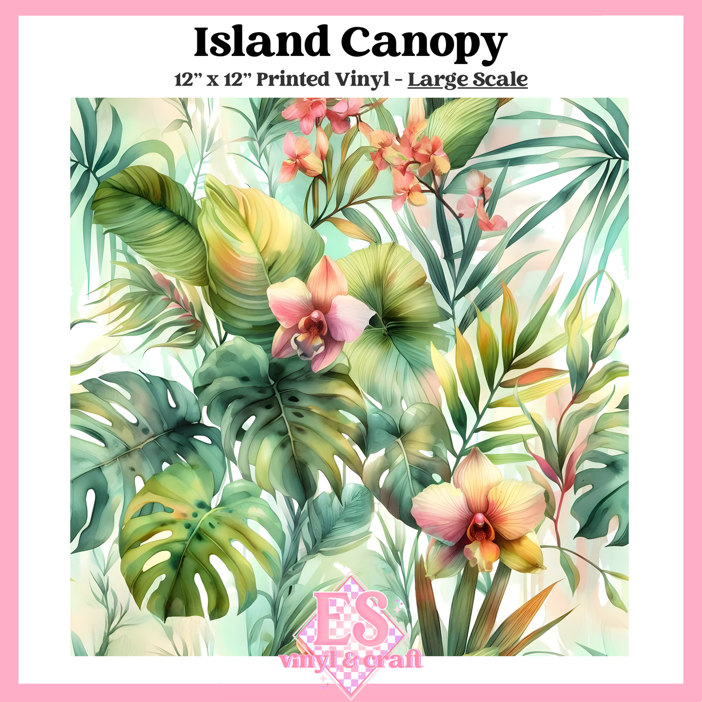 Island Canopy - Small or Large Scale Options - 12" x 12" Sheet image 2