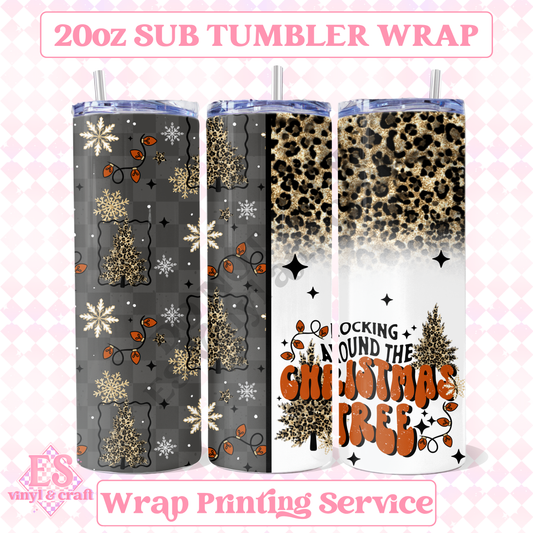Rocking Around - Full 20oz Tumbler Sublimation Print image 0