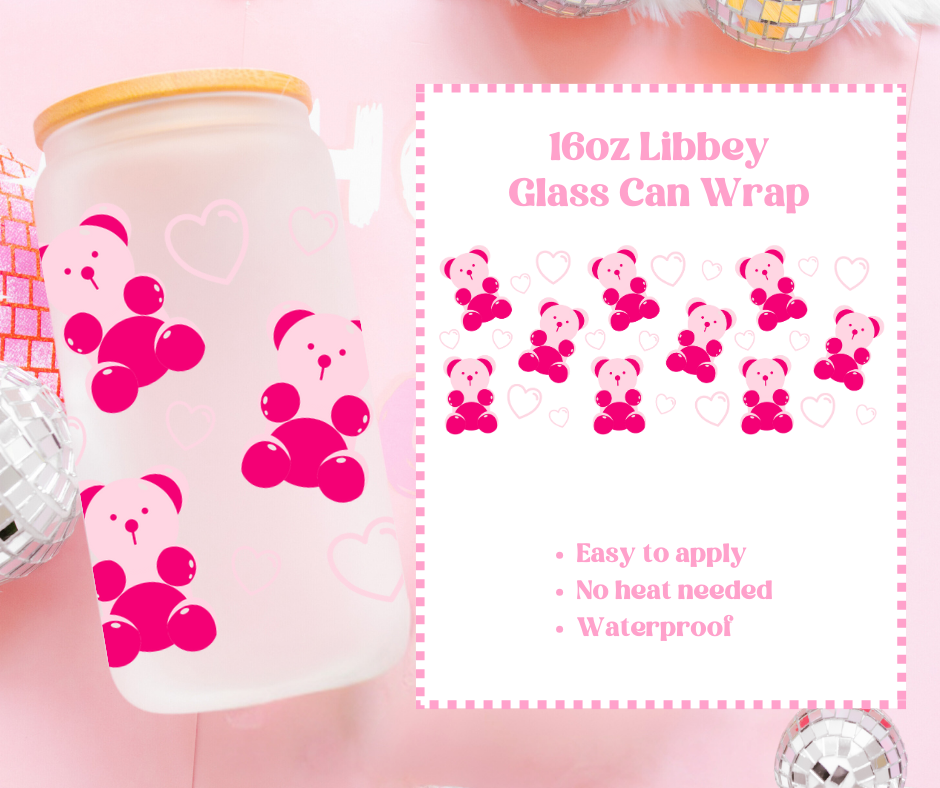 16oz Beer Can / Libbey UV-DTF Transfer image 13