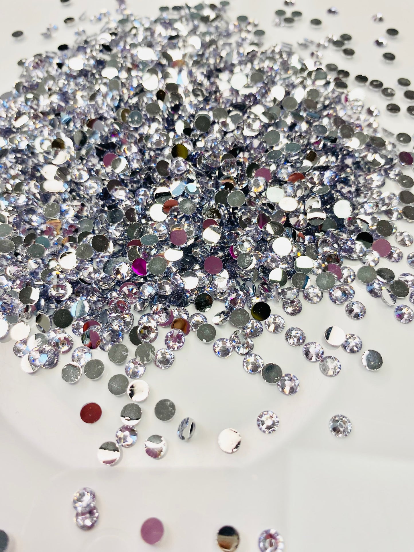 Hourglass - AB Resin Rhinestones (4mm & 5mm) image 1