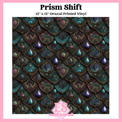 Prismatic Dragon Scale Collection - 12" x 12" Sheet (14 Different De image 7