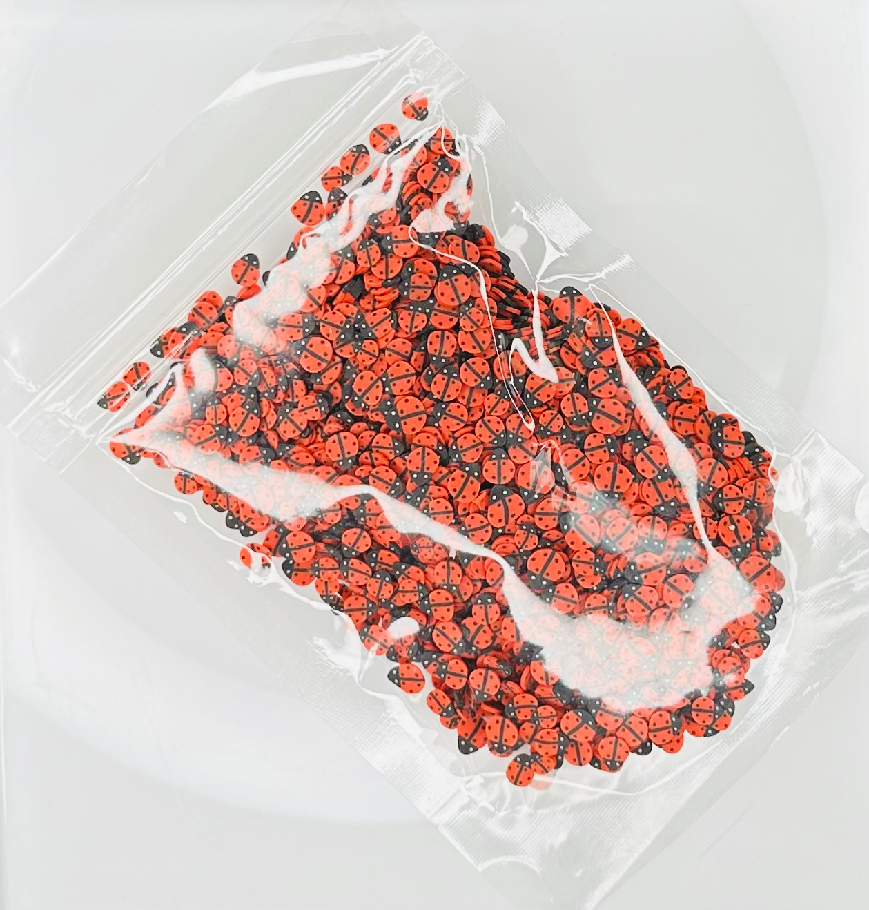 Red Ladybug - Polymer Clay Slices image 1