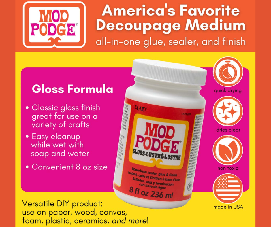 Mod Podge® Gloss 2oz, 4oz or 8oz image 1