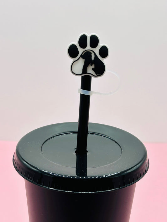 Straw Topper - Dog Paw image 0