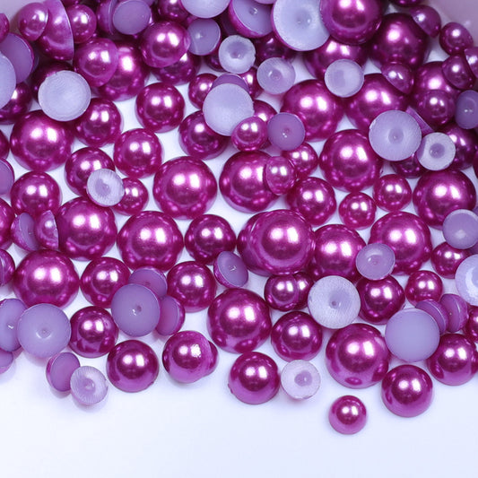 Deep Purple  - Pearl Mix 6mm, 8mm & 10mm image 0