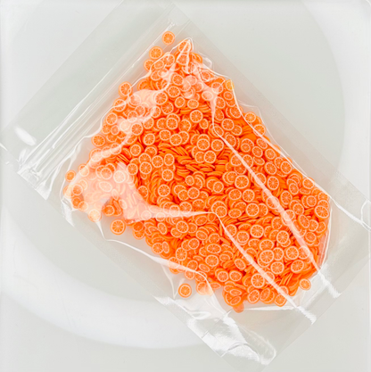 Oranges - Polymer Clay Slices image 1