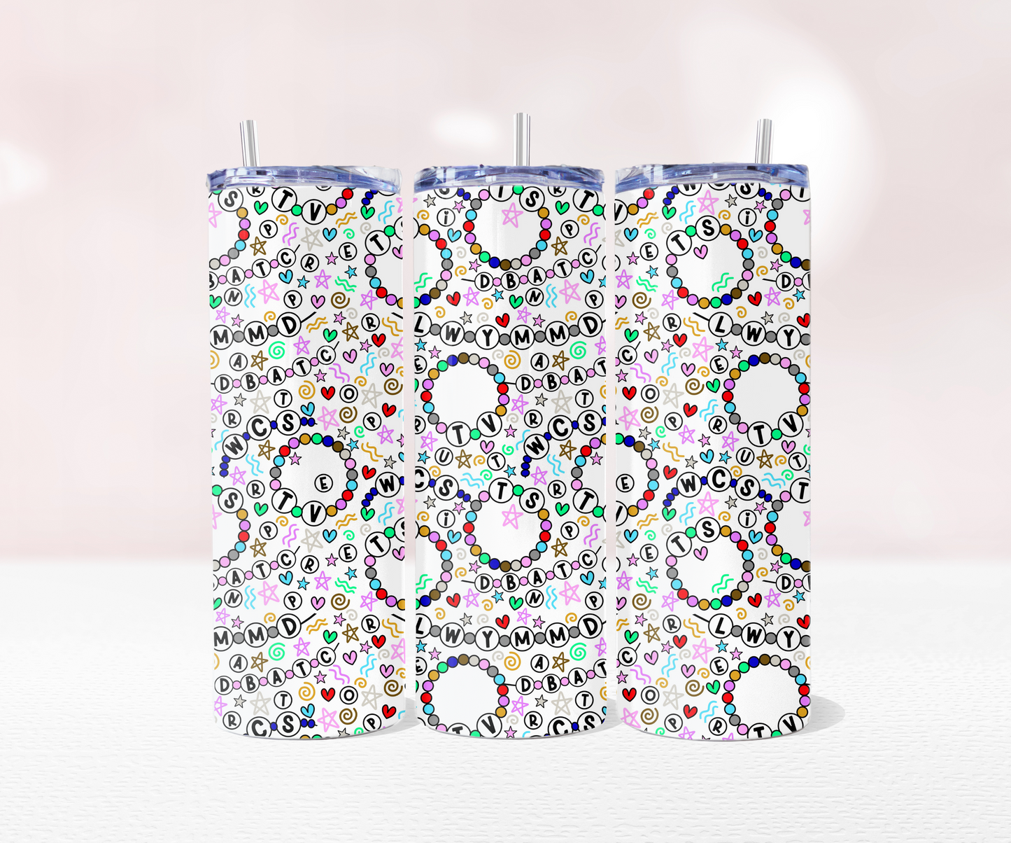 Friendship Bracelet Seamless - Pre Printed Sublimation 11oz or 20oz Wrap image 2