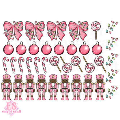 Pink Nutcracker 1 - UVDTF (A4 Sheet) 210mm x 300mm image 1