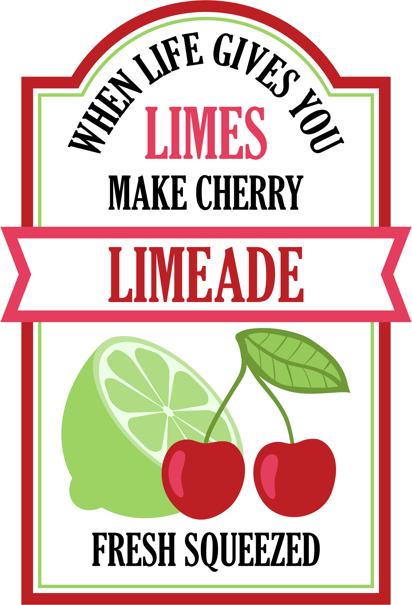 When Life Gives You Limes Make Cherry Limeade image 2