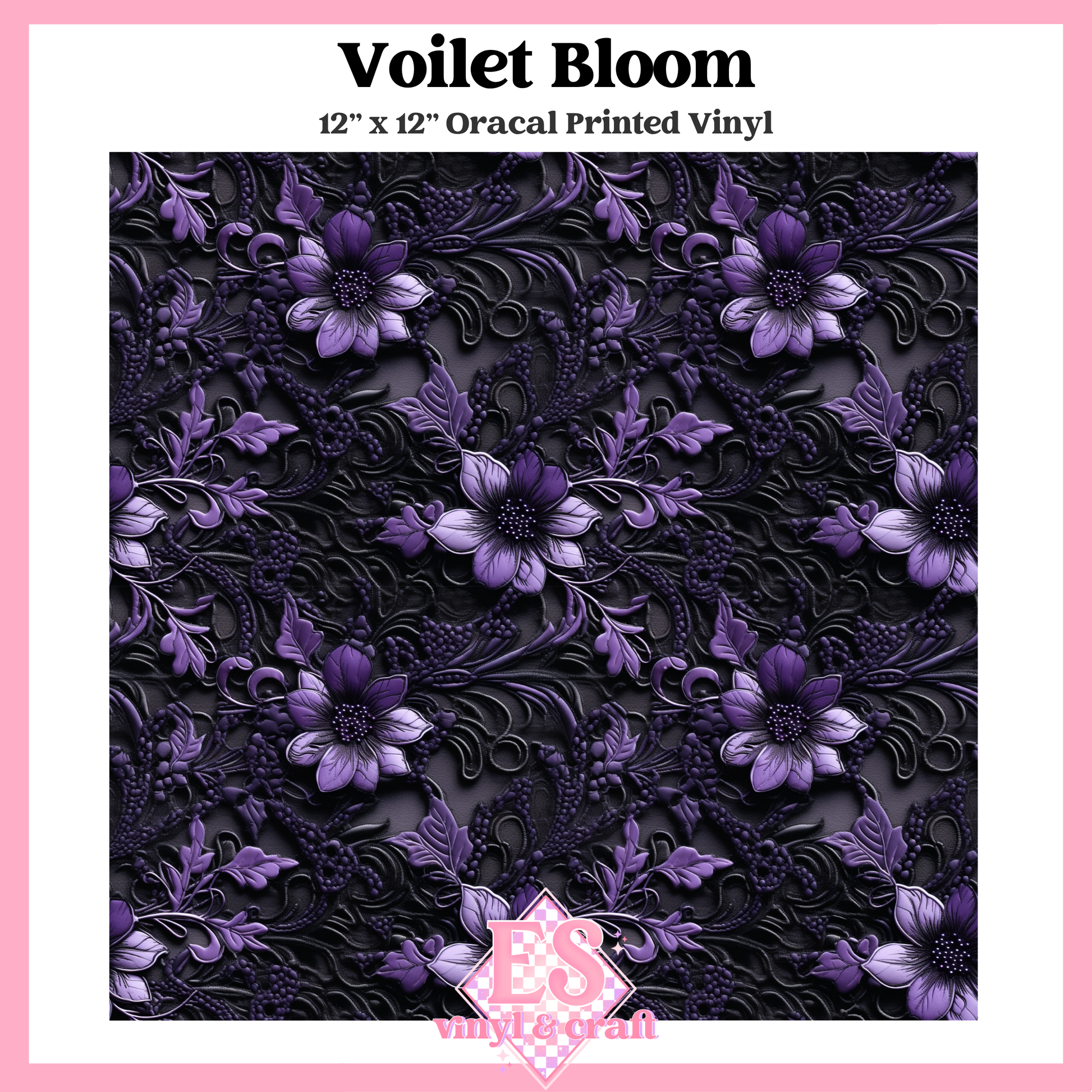 Obsidian Amethyst Collection - 12" x 12" Sheet (12 Different Designs) image 12