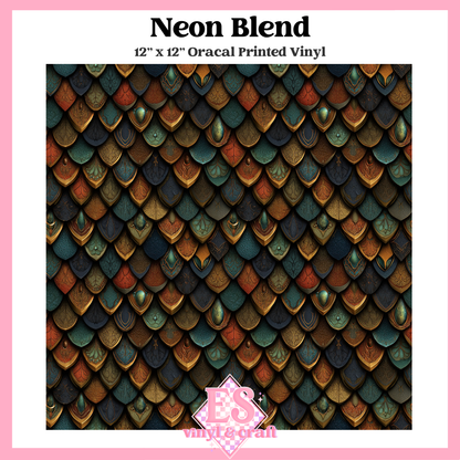 Gemstone Dragon Scale Collection - 12" x 12" Sheet (14 Different De image 3
