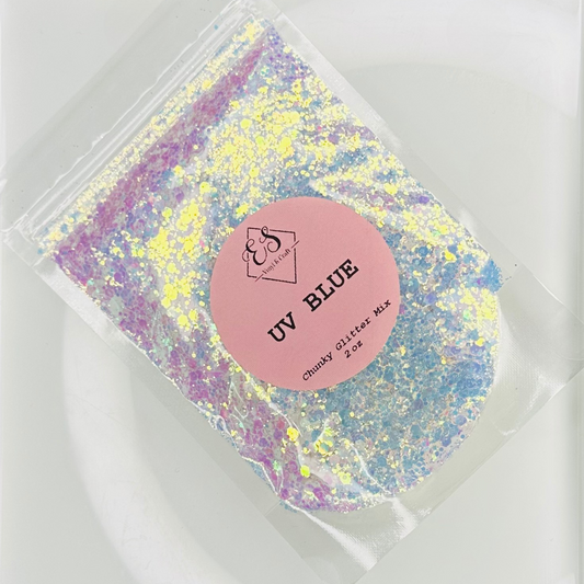 UV Blue - UV Chunky Glitter Mix image 0