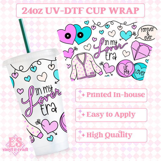 Lover Era - UVDTF 24oz Cold Cup Wrap image 0