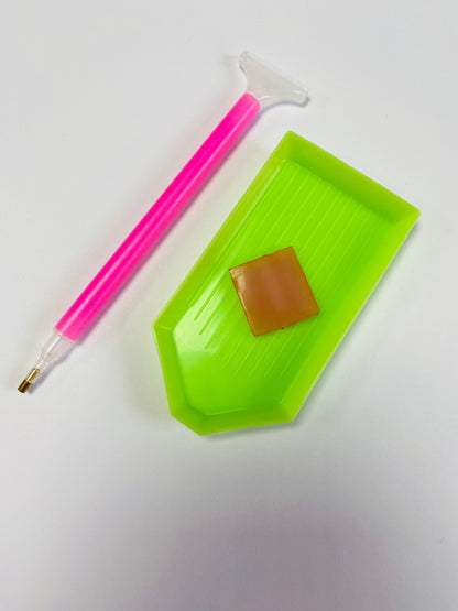 Rhinestone Tray, Pen and Wax image 0