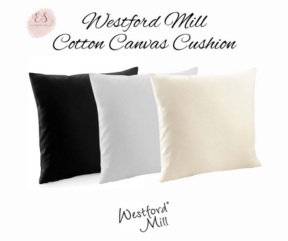 Fairtrade Cotton Canvas Cushion image 0