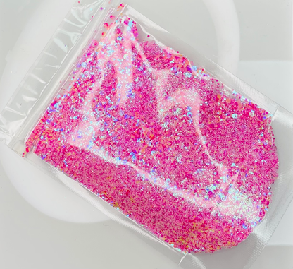 Raspberry Ripple - Special Opal Chunky Glitter Mix image 1