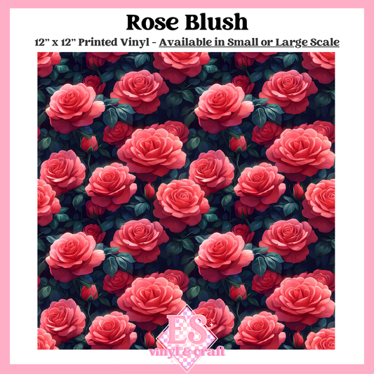 Rose Blush - Small or Large Scale Options - 12" x 12" Sheet image 0