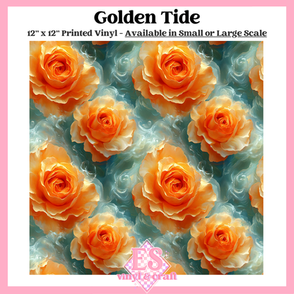 Golden Tide - Small or Large Scale Options - 12" x 12" Sheet image 0