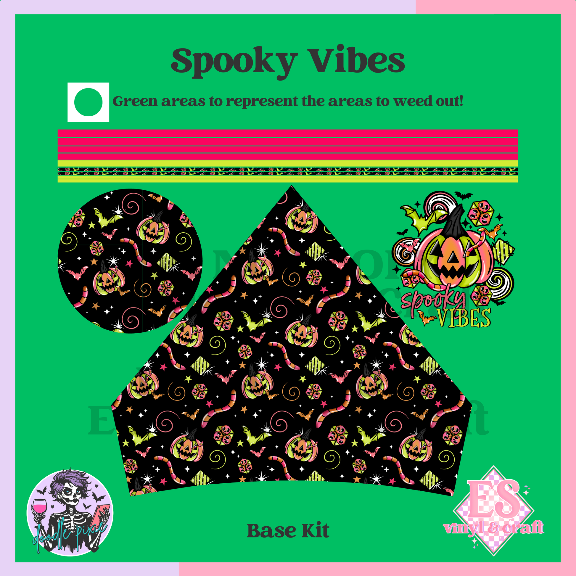 Spooky Vibes - 24oz Snowglobe Wrapper Kit image 4