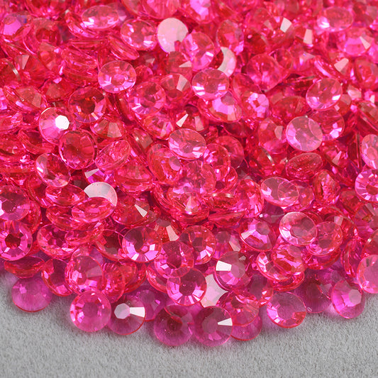 Rose Pink - Transparent Resin Rhinestones (3mm, 4mm & 5mm) image 0