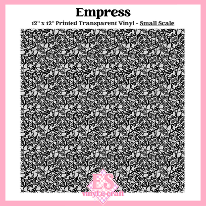 Empress Transparent - Small or Large Scale Options - 12" x 12" Shee image 1